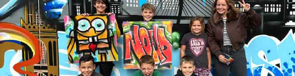 Graffiti kinderfeestjes